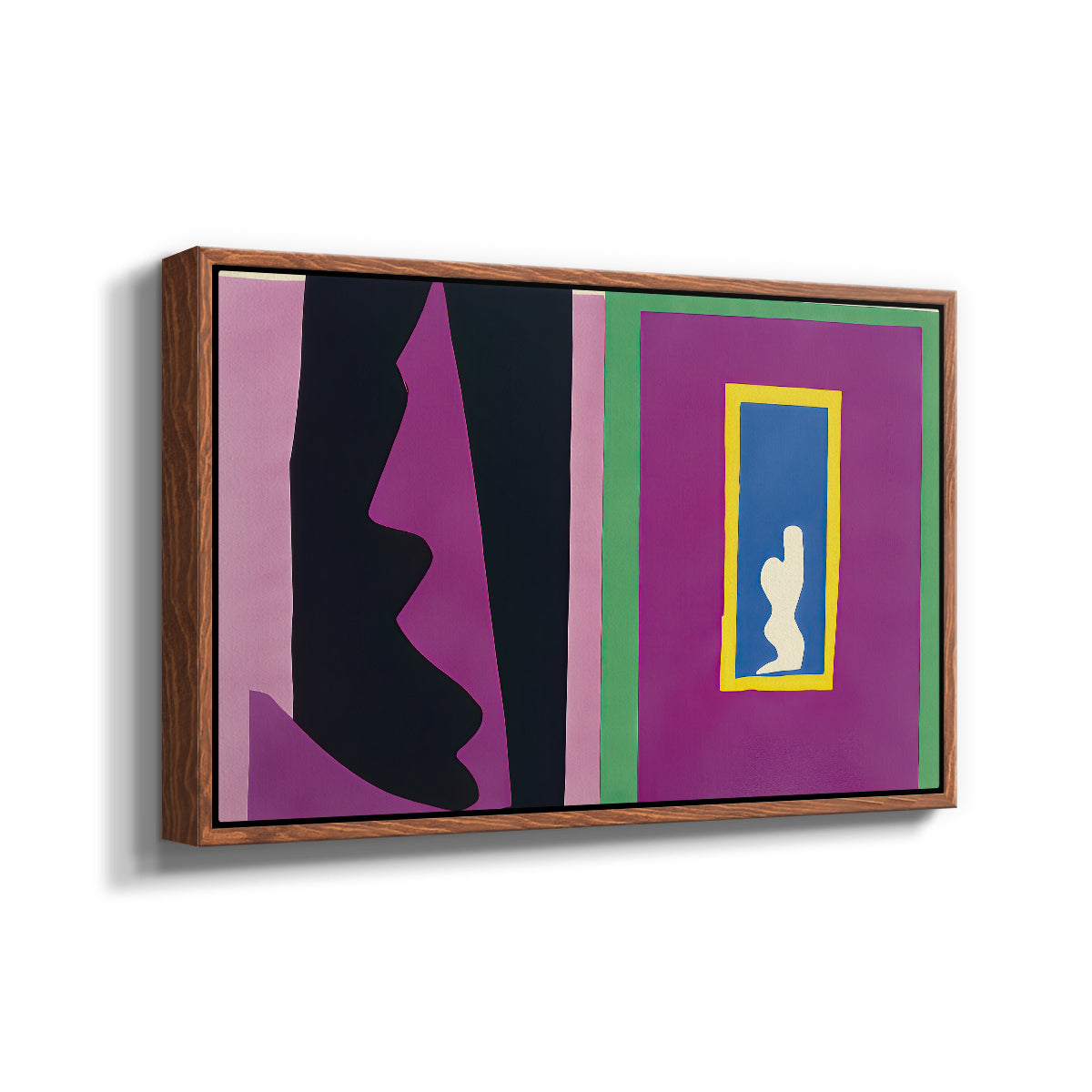 Destiny (Le destin), from Jazz, 1947 - Floater Framed Canvas Print