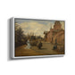 The Country House of Gustave Coûteaux, 1871 - Floater Framed Canvas Print