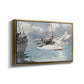 Fishing Boats, Key West, 1903 - Floater Framed Canvas Print