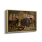 The Flight of Madeline and Porphyro, 1848 - Floater Framed Canvas Print