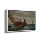 Breezing Up (A Fair Wind), 1873-1876 - Floater Framed Canvas Print