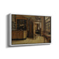 The Old Inn 'Het Loodshuis' in Antwerp, 1877 - Floater Framed Canvas Print