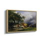 The Harvest Wagon (Der Heuwagen), c. 1850 - Floater Framed Canvas Print