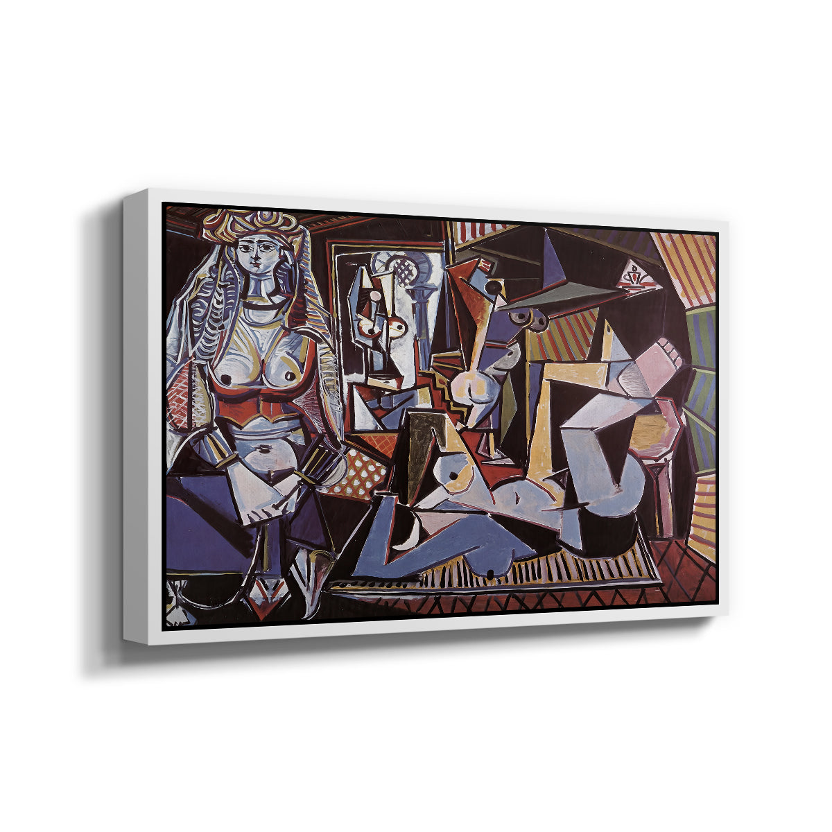 Women of Algiers (Version O), 1955 - Floater Framed Canvas Print