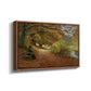 A Wooded Path in Autumn, 1902 - Floater Framed Canvas Print