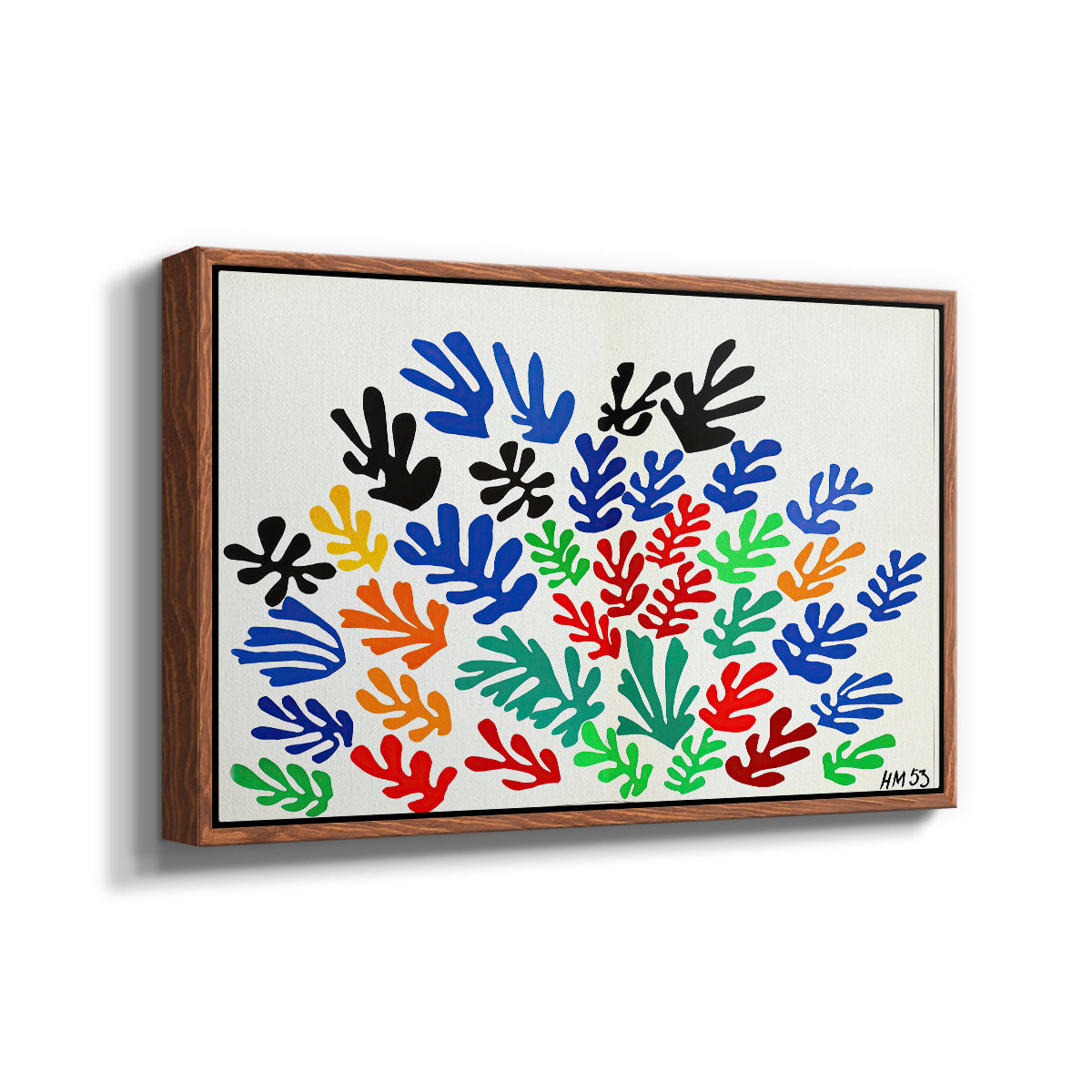 The Sheaf (La gerbe), 1953 - Floater Framed Canvas Print