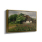 Farmhouse with Meadow Flowers, 1909 - Floater Framed Canvas Print