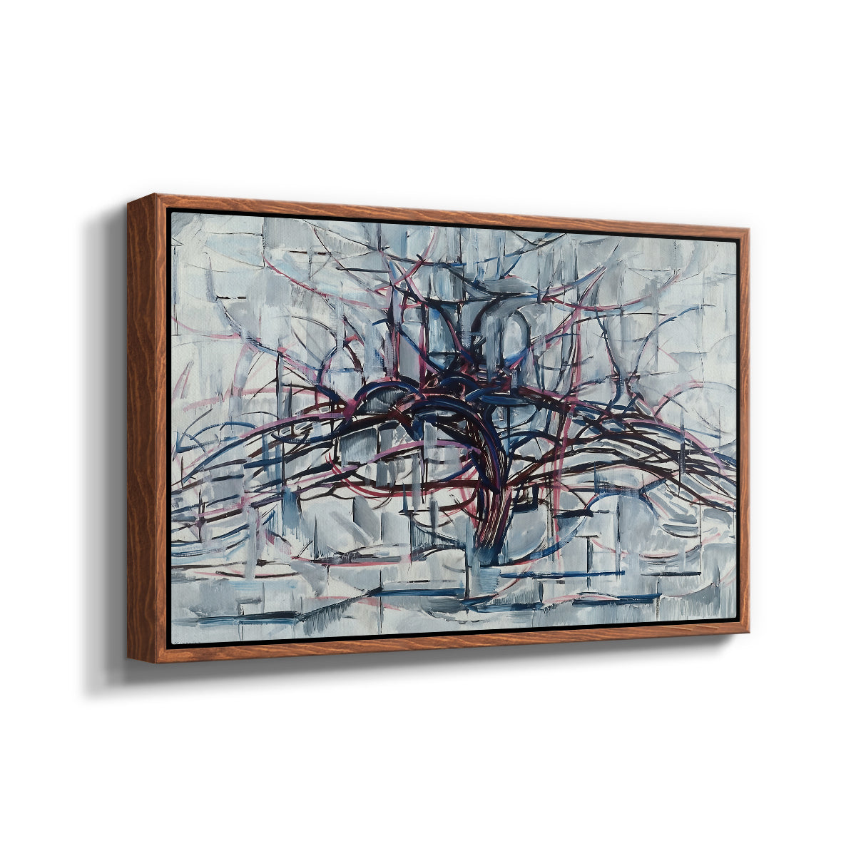 Horizontal Tree, 1912 - Floater Framed Canvas Print