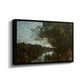 Souvenir of the Environs of Lake Nemi, 1865 - Floater Framed Canvas Print
