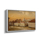 The Riding School at Akershus Castle, 1846 - Floater Framed Canvas Print