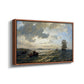 Fresh Breeze on the Norwegian Coast, 1876 - Floater Framed Canvas Print