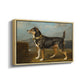 A Terrier in a Landscape, c. 1811 - Floater Framed Canvas Print
