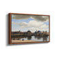 View of Delft, c. 1660-1661 - Floater Framed Canvas Print