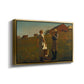 A Temperance Meeting, 1874 - Floater Framed Canvas Print