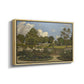 The Painter's Garden at Saint-Privé, 1886 - Floater Framed Canvas Print