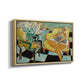 Seated Woman with Flower, 1942 - Floater Framed Canvas Print