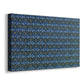 Canvas art print featuring a decorative design with fine-scale botanical elements in grid-like arrangement, displayed at an angle
