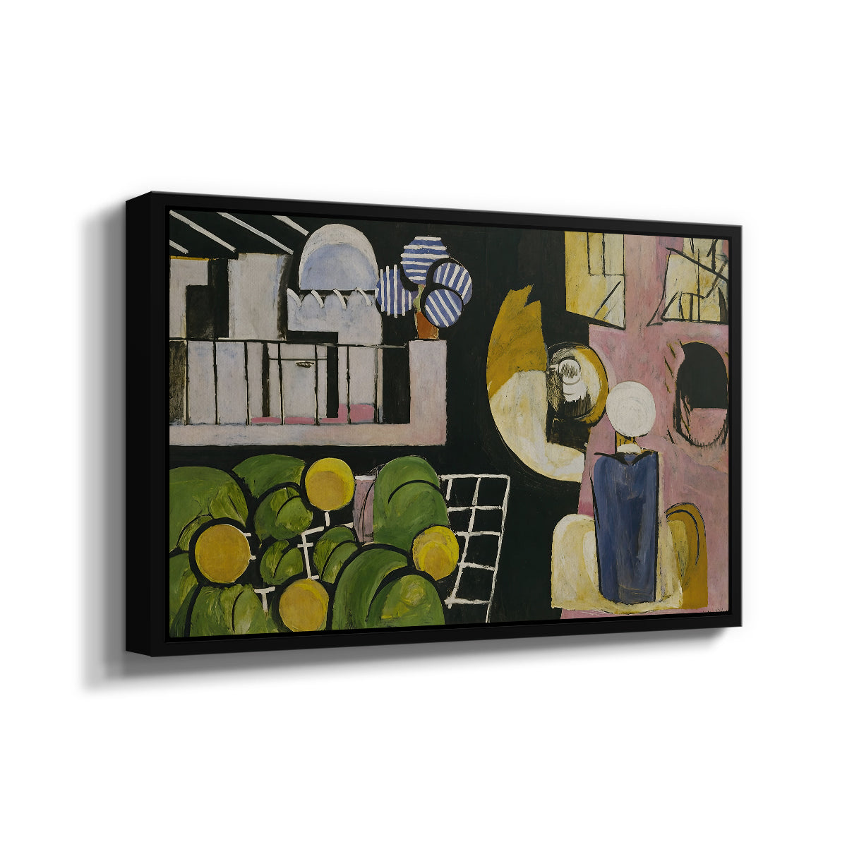 The Moroccans, c. 1915-1916 - Floater Framed Canvas Print