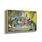 Still Life with Cat and Lobster, 1962 - Floater Framed Canvas Print