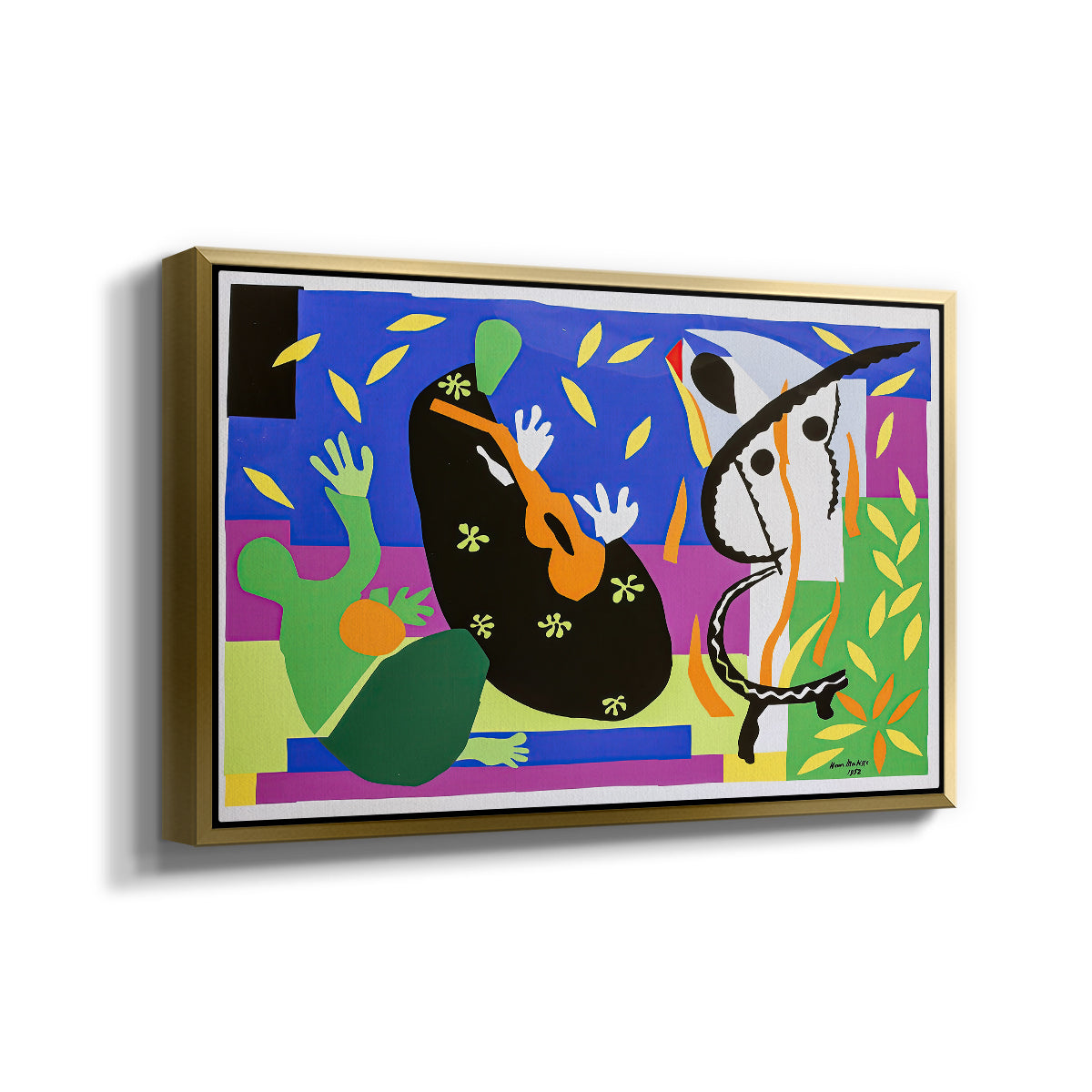The Sorrows of the King, 1952 - Floater Framed Canvas Print
