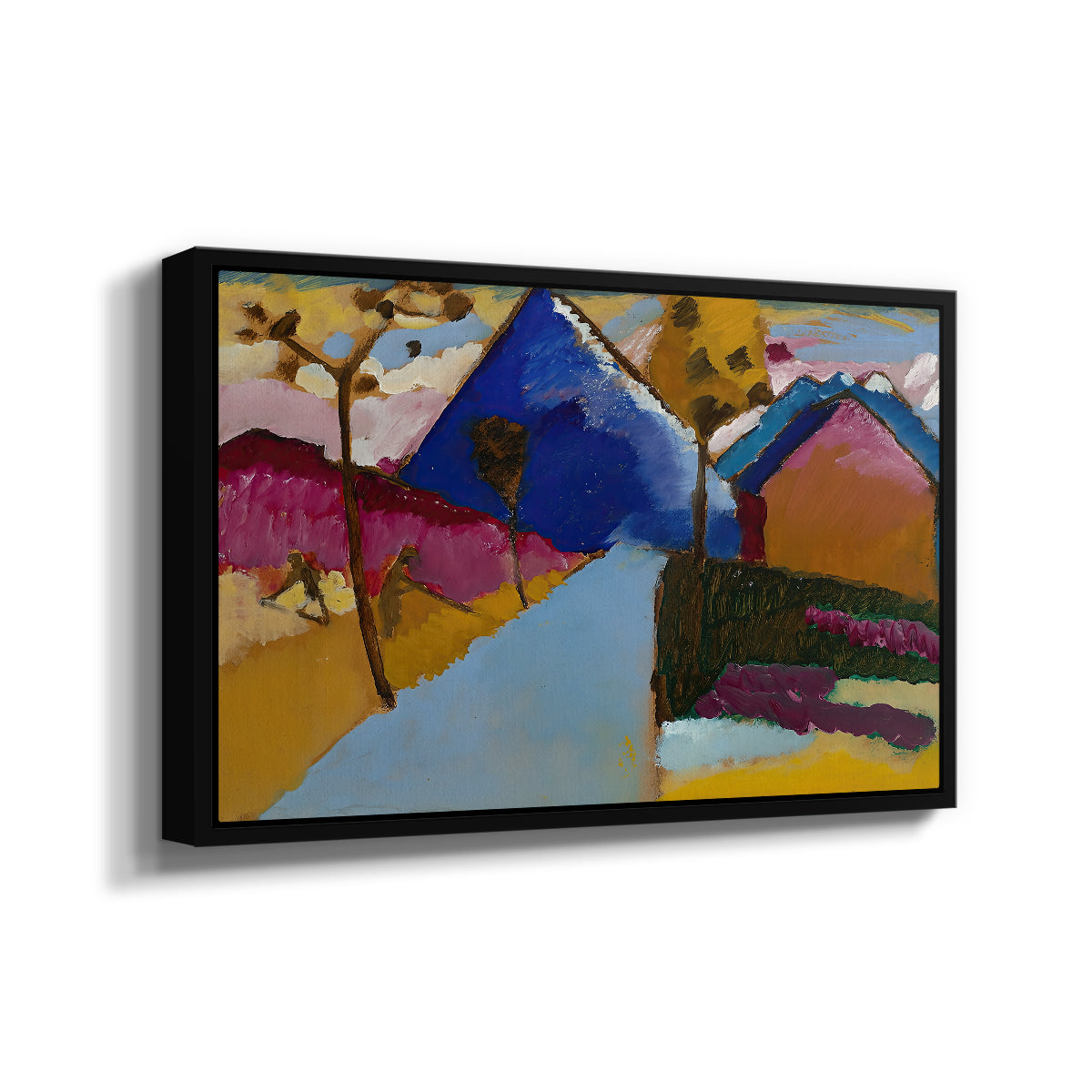 Kochel Straight Street, 1909 - Floater Framed Canvas Print