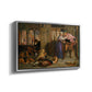 The Flight of Madeline and Porphyro, 1848 - Floater Framed Canvas Print