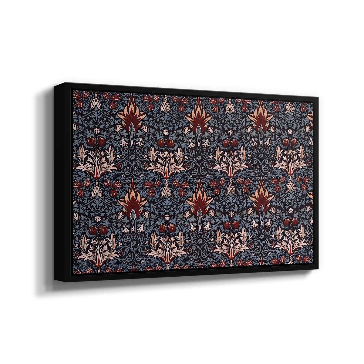 Snakeshead (Printed Textile), c. 1876 - Floater Framed Canvas Print