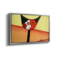 Picasso's Cat–El Gato - Floater Framed Canvas Print