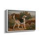 Ravager, One of the Lambton Hounds, 1835 - Floater Framed Canvas Print