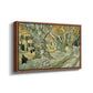 The Large Plane Trees (Road Menders at Saint-Rémy), 1889 - Floater Framed Canvas Print