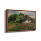 Farmhouse with Meadow Flowers, 1909 - Floater Framed Canvas Print