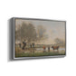 Cows in a Marshy Landscape, c. 1873-1874 - Floater Framed Canvas Print