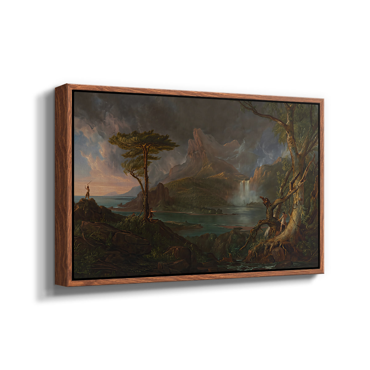 A Wild Scene, 1831-1832 - Floater Framed Canvas Print