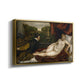 Venus with an Organist and a Dog, c. 1550 - Floater Framed Canvas Print