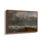 Port Ruysdael, 1827 - Floater Framed Canvas Print