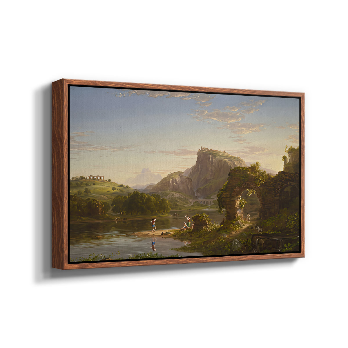 L'Allegro, 1845 - Floater Framed Canvas Print