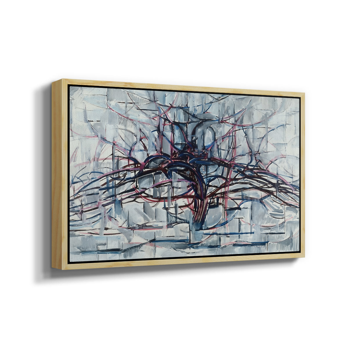 Horizontal Tree, 1912 - Floater Framed Canvas Print