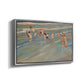 Children Playing on the Beach in Valencia, c. 1908 - Floater Framed Canvas Print