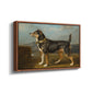 A Terrier in a Landscape, c. 1811 - Floater Framed Canvas Print