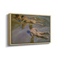 Boys on the Beach, 1910 - Floater Framed Canvas Print