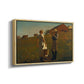 A Temperance Meeting, 1874 - Floater Framed Canvas Print