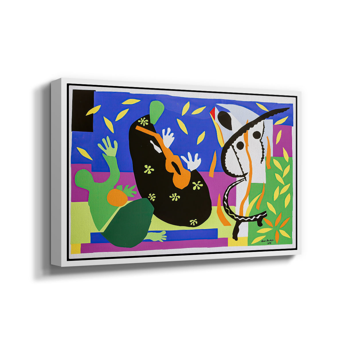 The Sorrows of the King, 1952 - Floater Framed Canvas Print