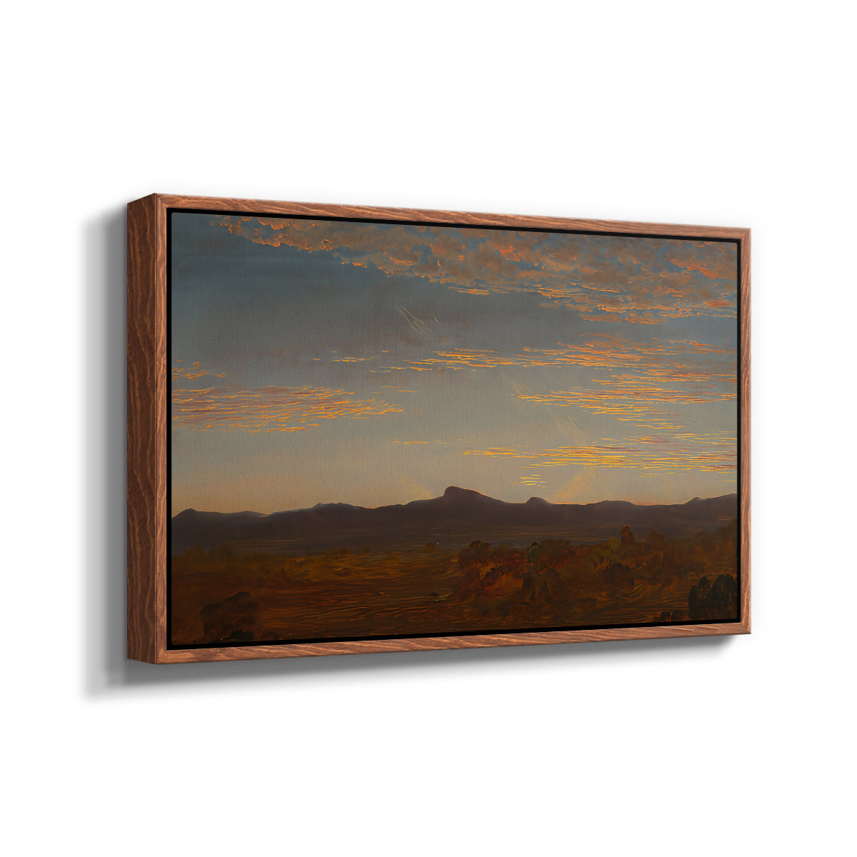Study for "Catskill Creek", c. 1844-1845 - Floater Framed Canvas Print