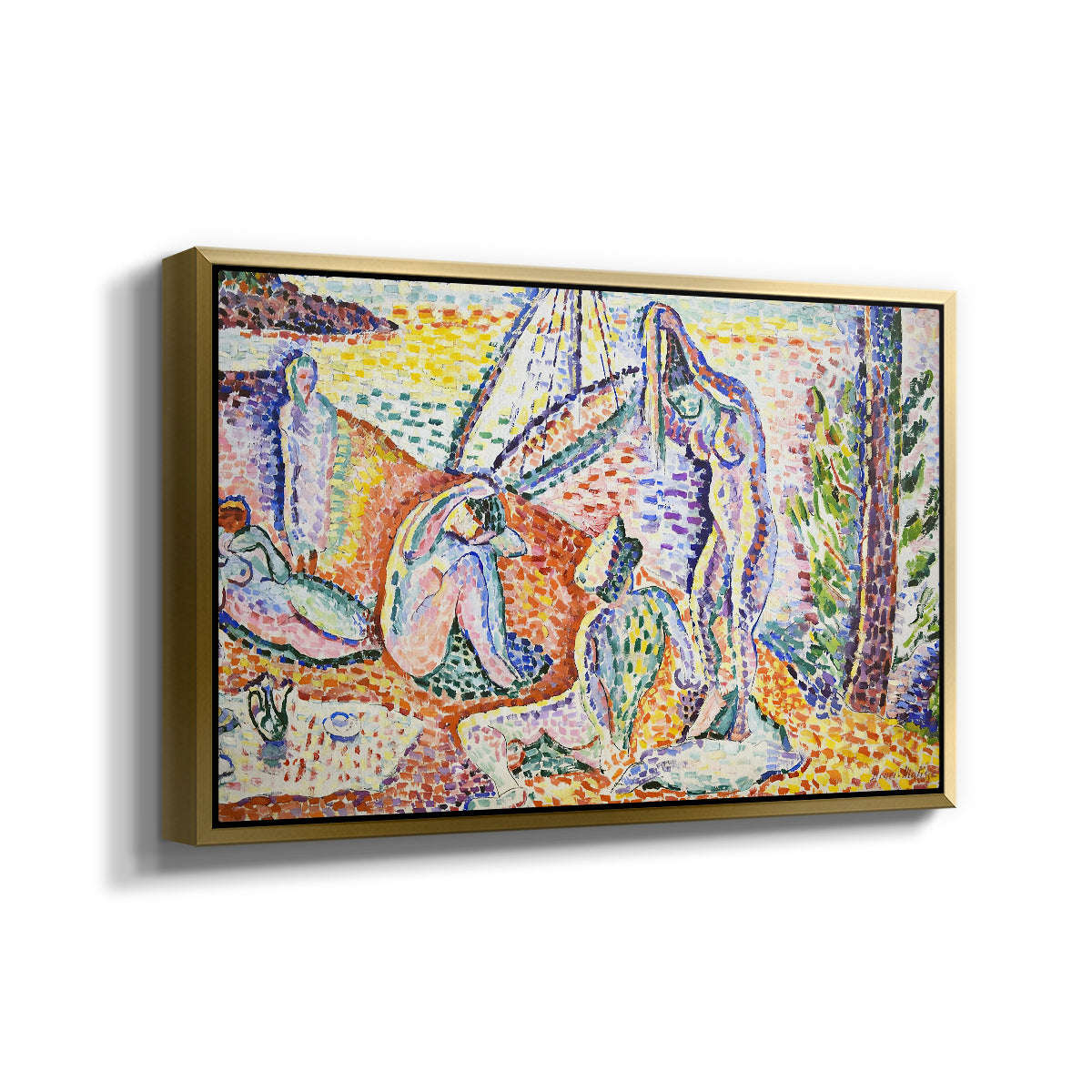 Luxe, Calme et Volupté, 1904 - Floater Framed Canvas Print