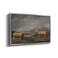 Ryelands Sheep, the King's Ram, the King's Ewe and Lord Somerville's Wether, c. 1801-1807 - Floater Framed Canvas Print