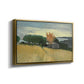 Fields of Wheat in Cagnes, 1918 - Floater Framed Canvas Print