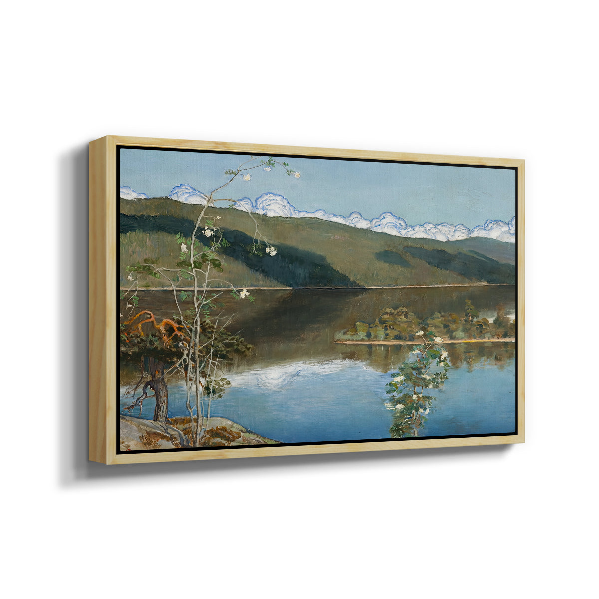 Thunderclouds on the Horizon, 1897 - Floater Framed Canvas Print