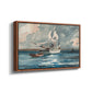 Sloop, Nassau, 1899 - Floater Framed Canvas Print