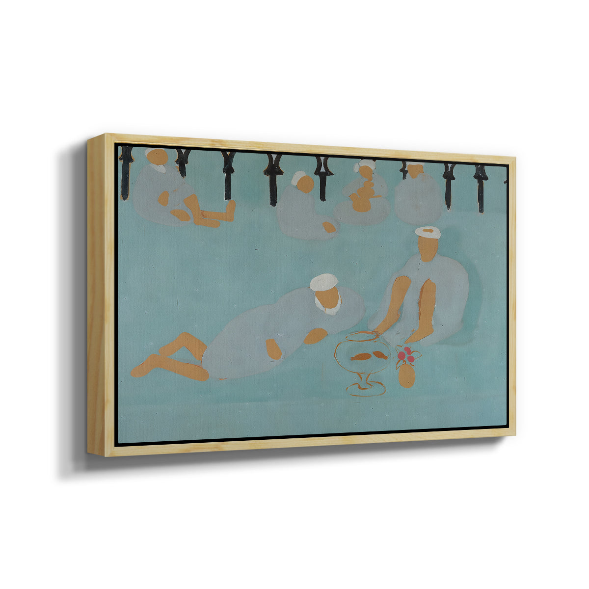 Arab Coffeehouse (Le café Maure), 1913 - Floater Framed Canvas Print