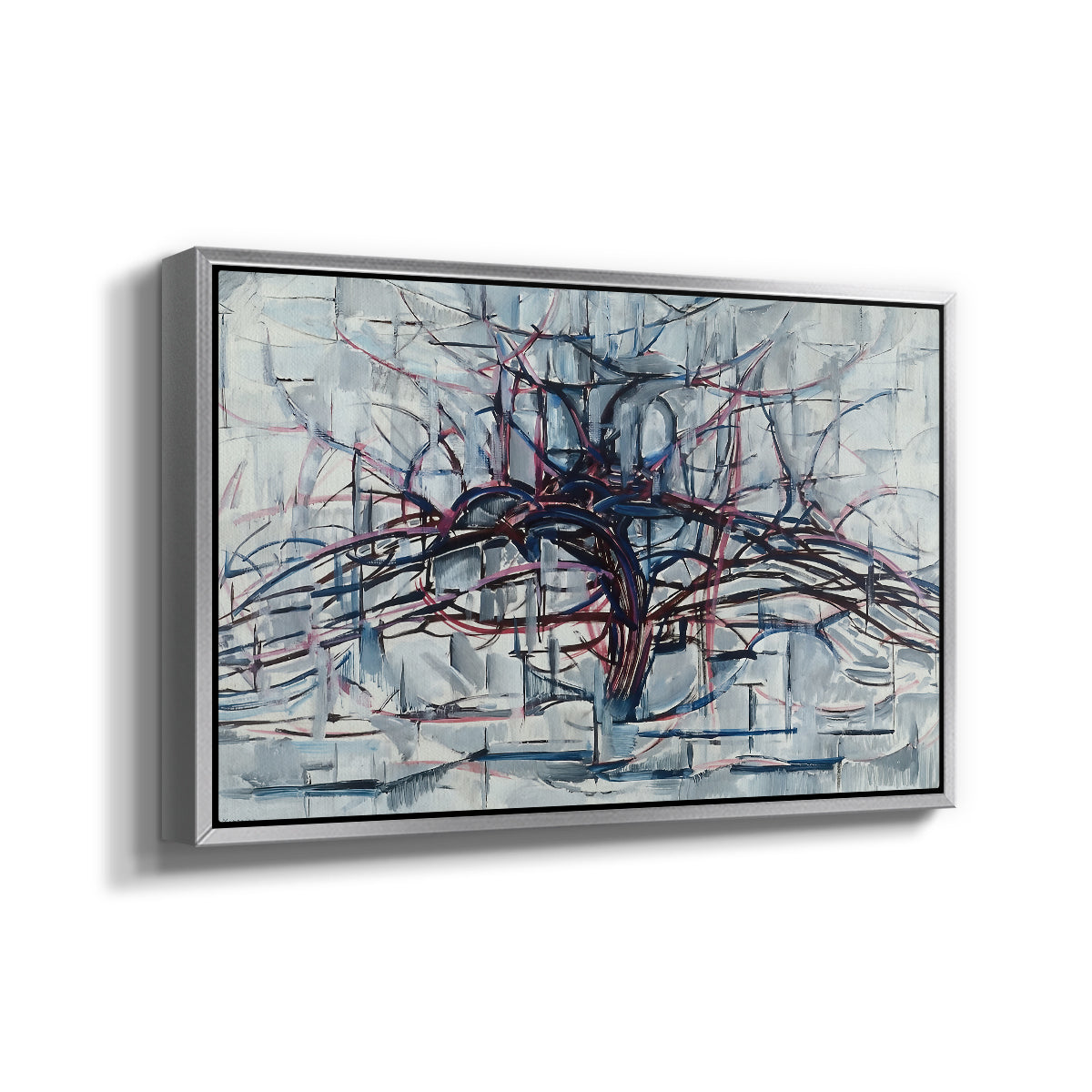 Horizontal Tree, 1912 - Floater Framed Canvas Print